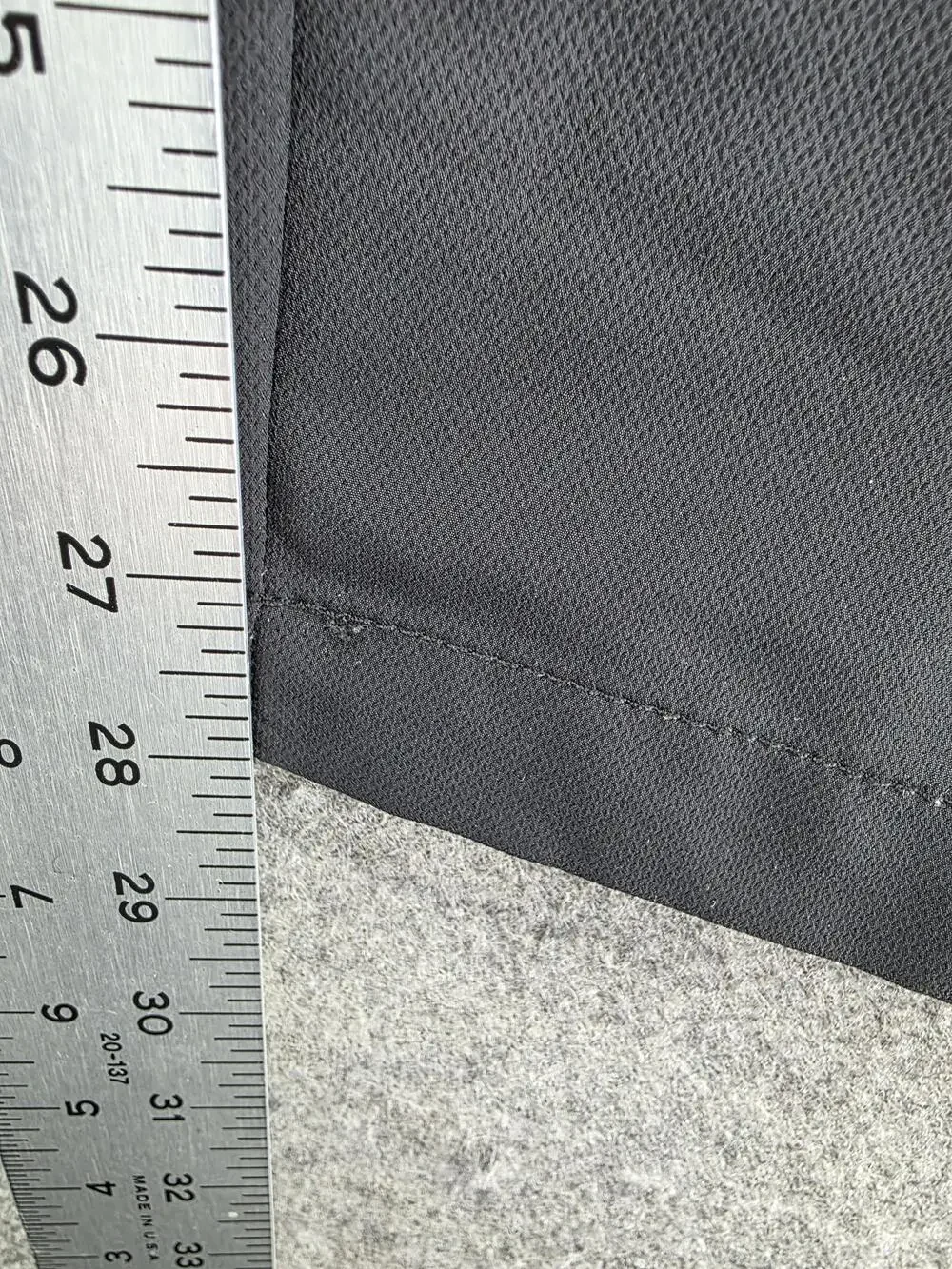 Banana Republic Dress Pants Mens 36x29 Black Polyester Flat Front Slacks Office